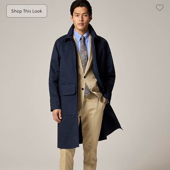 J. Crew Rivington Car Coat, water resistant cotton twill, size 40R - Picture 1 of 5